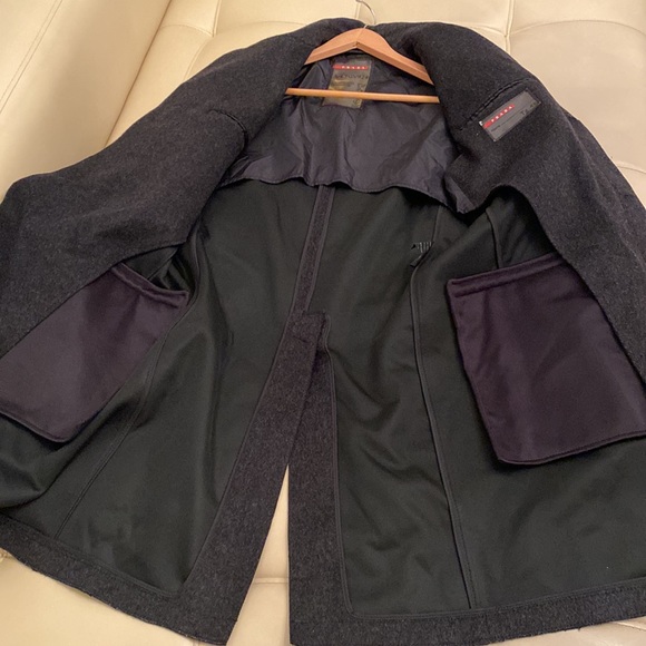PRADA Virgin wool coat  Size 46 (S) men. - Picture 7 of 11